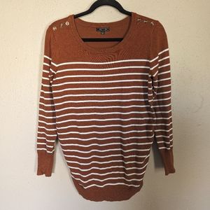 Rust Maternity lightweight sweater